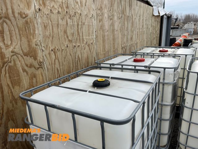 Lot 30-580 - (4) Storage tanks, 3 are 300 gallon and 1 is slightly smaller. They are empty. Previously had lubric...
