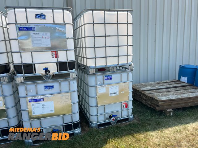 Lot 30-4012 - 4 250 Gallon Containers. These did not contain hazardous chemicals, however these are not food grade. Seller will load.