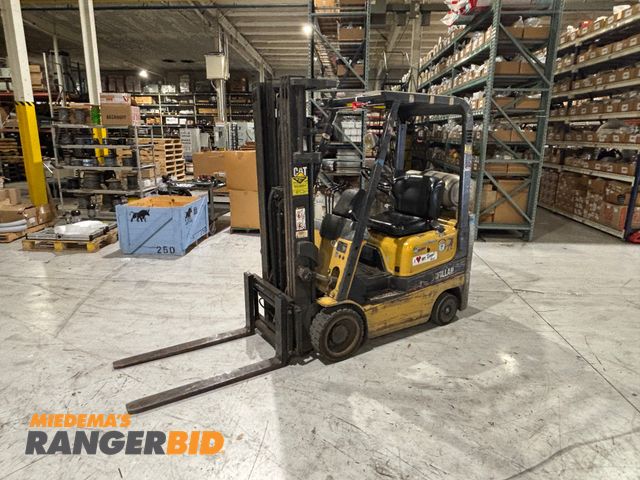 Lot 30-53 - CAT 3000 lbs Forklift.  The brakes on this unit just went out so the brake pedal goes all the way to...