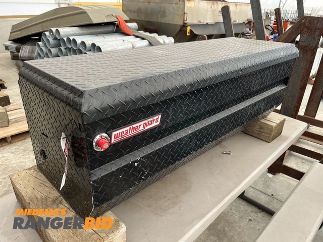 Lot 30-1483 - Weatherguard Truck Tool Box Comes with contents.