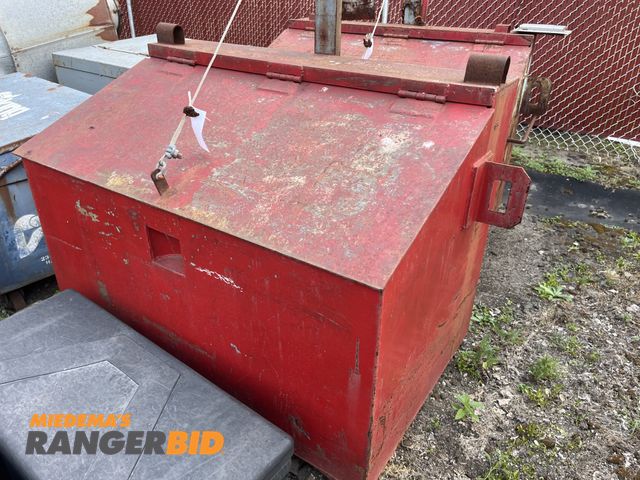 Lot 30-708 - Gang Box, Tool Box,  Metal 5' x 3' x 4'.   Seller will load