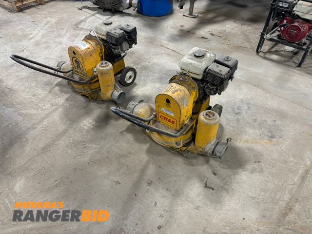 Lot 30-2152 - Wacker CH&amp;E Portable Gas Powered Recoil Start Two de-watering pumps.  Unknown condition.  One do...