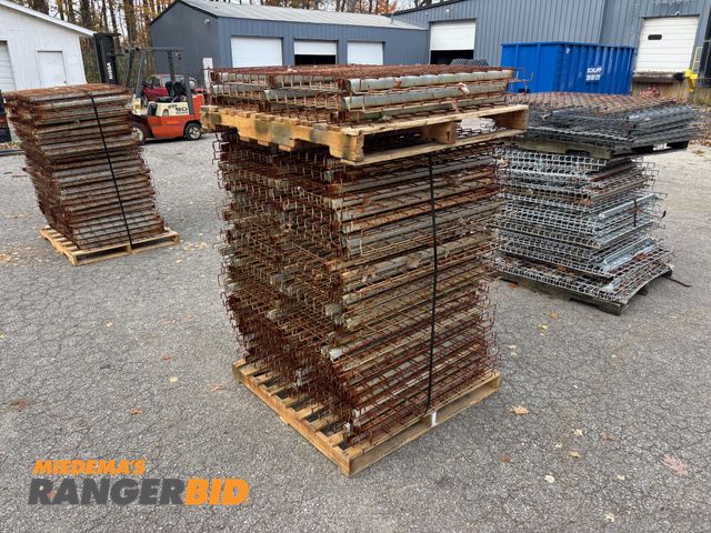 Lot 30-43 - LOT OF (56) Pallet Racking Drop-In Style Decking for 42" Deep Pallet Racking, 38"Dx46"W  

Seller wi...
