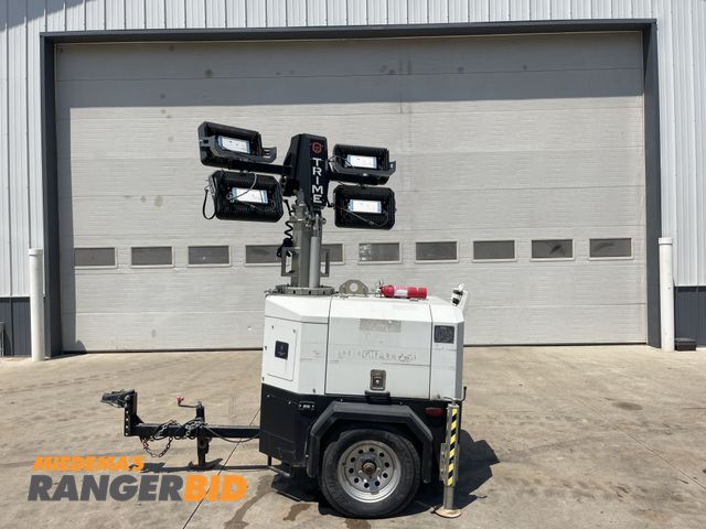 Lot 30-11307 - 2019 Trime LED Light Tower Generator with 2-Cyl diesel engine with 17,889 hours, Power Mast 240 Volt...