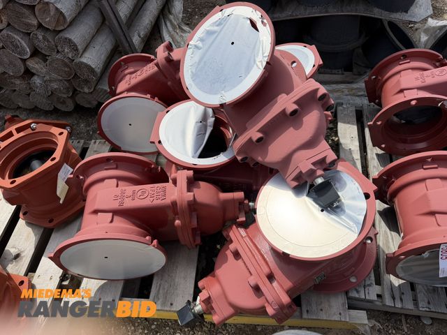 Lot 30-5806 - Lot of (6) Lansdale, part #LVPIVMJMJ, fire main gate valves for 8" diameter pipe.