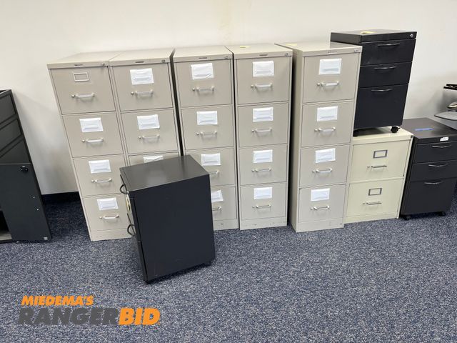 Lot 30-696 - Lot includes File Cabinets shown, some are Steelcase