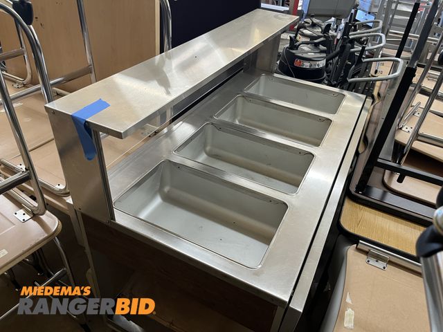 Lot 30-1073 - Food Serving Cart / racks