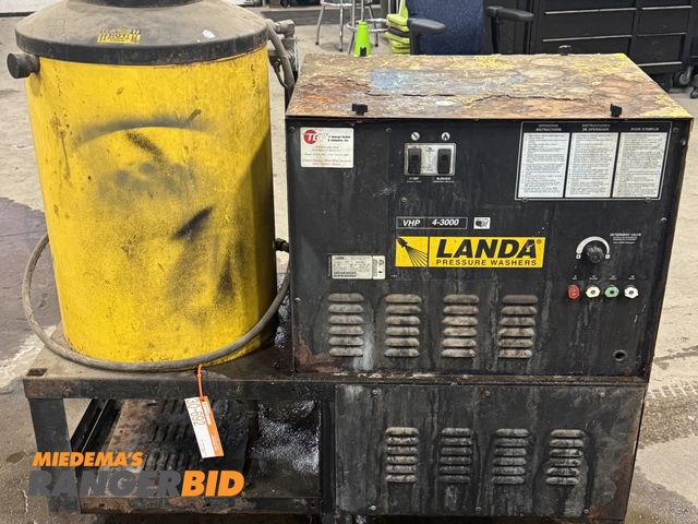Lot 30-692 - Landa VHP 4-3000 Heated Pressure Washer •	Municipality owned, regularly serviced, and well maintaine...