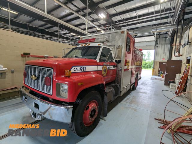 Lot 30-20 - 1991 Chevrolet Kodiak Fire Truck