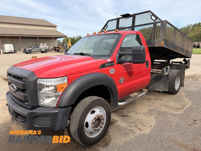 Lot 30-3895 - 2014 Ford F-450 Regular Cab Dump Bed Pickup Truck 4x4