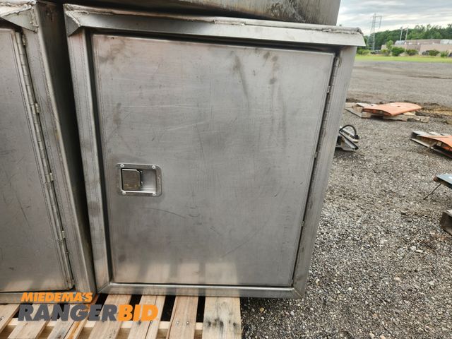 Lot 30-1617 - Stainless Steel  38"H x 31"W x 34"D Storage Box