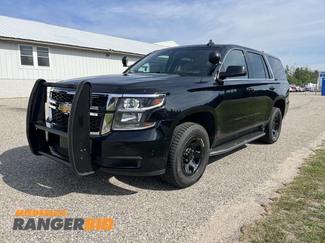 Lot 30-1175 - 2017 Chevrolet Tahoe with a 5.3L V8 OHV 16V engine. Police with 79,038 miles SUV 4x4