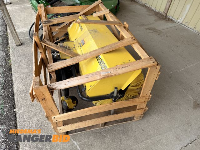 Lot 30-3568 - John Deere 52" Quick Hitch Rotary Broom New still in the crate.