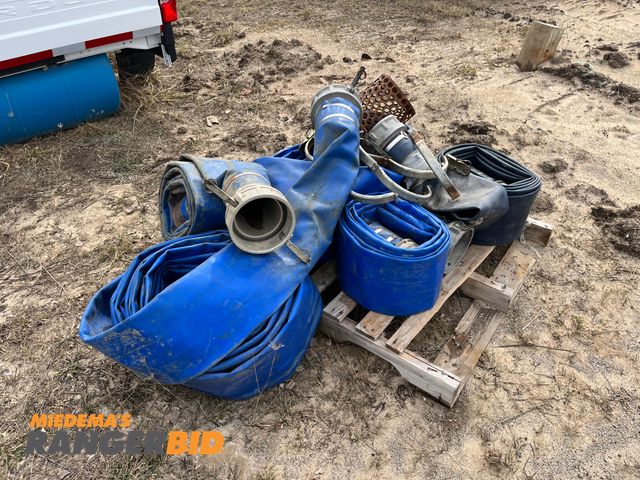 Lot 30-466 - Pallet of Large Hoses 6"