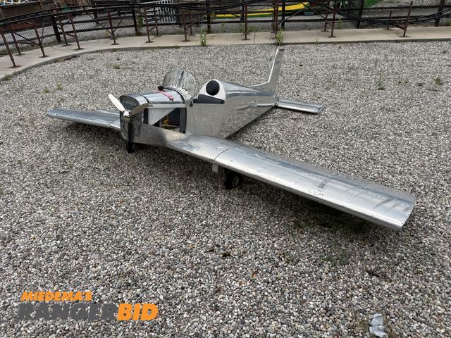 Lot 30-54622 - Aluminum Airplane Display