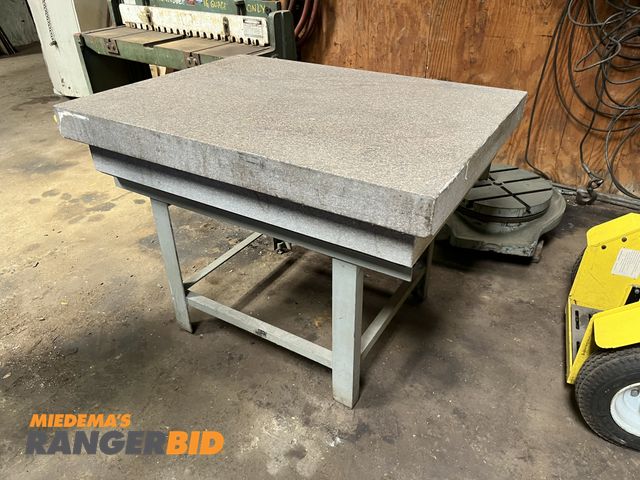Lot 30-1018 - Granite Surface Plate with stand 4' x 3' x 4"
