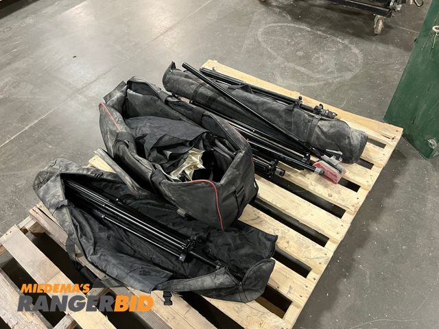 Lot 30-3839 - 1 Pallet of Tripods and more.