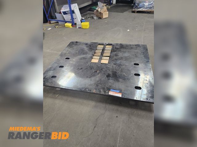 Lot 30-2815 - Giant lot of industrial parts including:  65" x 52" x 1" ground plate, Like new long stroke SMC cyli...