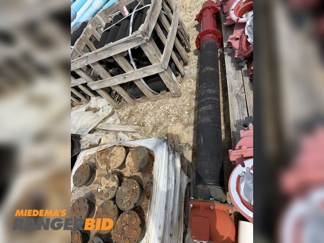 Lot 30-5799 - (1) EJ, #5BR250, 5 1/4" Watermaster fire hydrant with a 6' long x approx. 8" diameter pipe and elbow...
