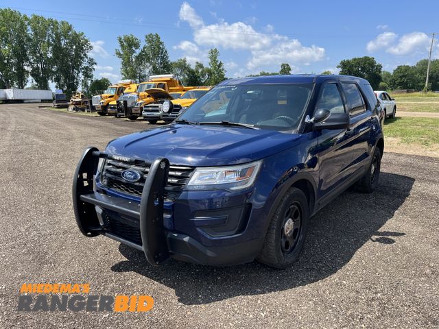 Lot 30-730 - 2018 Ford Explorer with a 3.7L V6 DOHC 24V engine. Police AWD
