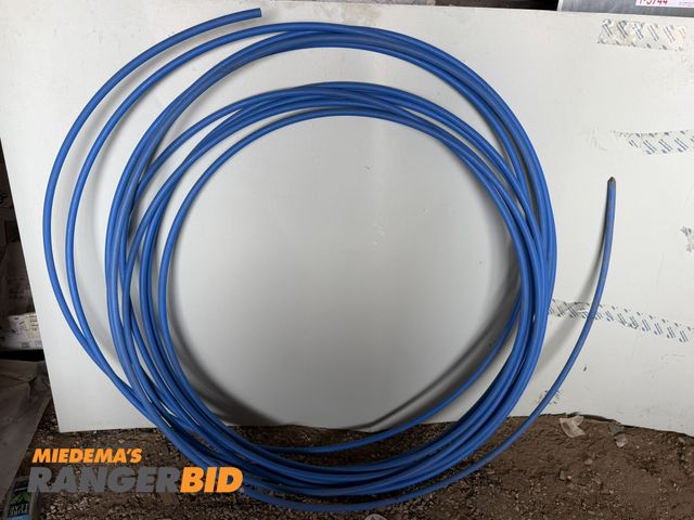 Lot 30-5746 - Approx. 35' of 1/4" ID blue plastic tubing.