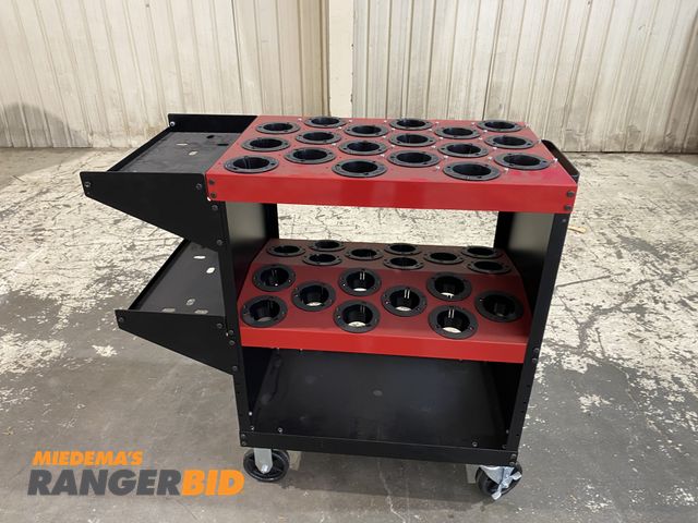 Lot 30-283MV - Huot Tool Scoot Machining CNC Lathe Tool Cart.
