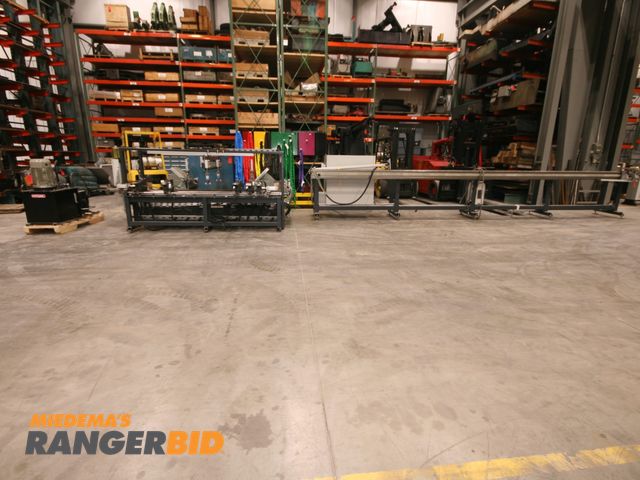 Lot 30-13436 - Pressta  Automatic Double Cut Mitre Saw &amp; Punch Line