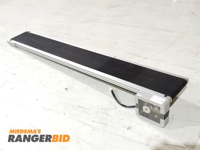 Lot 30-29 - MiSUMi SVKB-150-1300-25-TA115-SCM-12.5-D-B-SCB-CW Belt Conveyor 1300mm x 150mm

Seller will assist w...