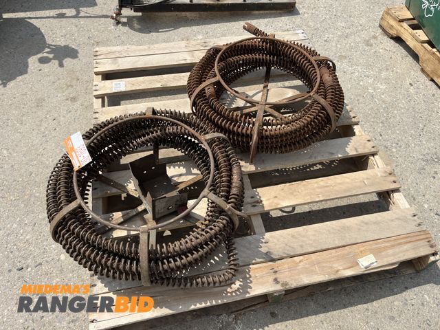 Lot 30-1693 - (2) Drain Snakes / Cables for drain machine