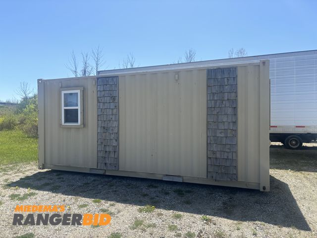 Lot 30-No - 8' X 20' Insulated Mini Cabin. 2 single beds, shower, sink, toilet, windows.  New.  Never used