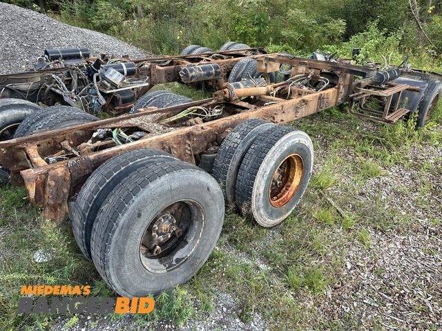 Lot 30-LCRC - Chassis #1 - 1 Truck Chassis Late 90's Sterling chassis with axles, had a Cat 2WS with an Eaton Fuller 13 speed. ...