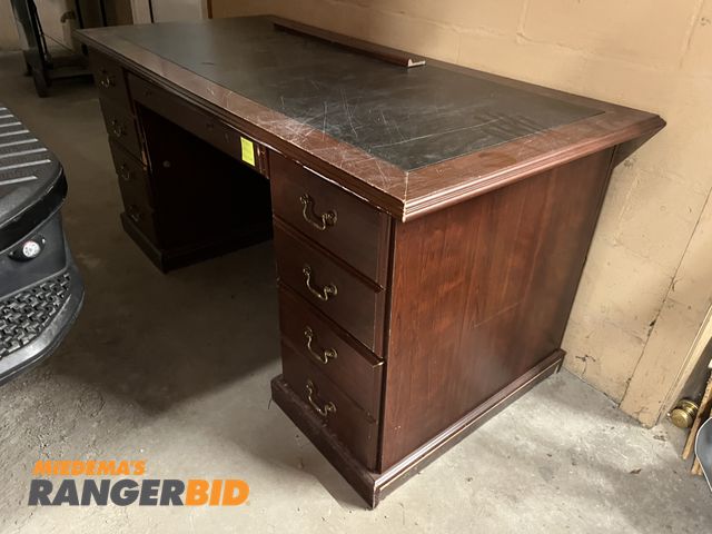 Lot 30-4772 - Wood Desk 67" long