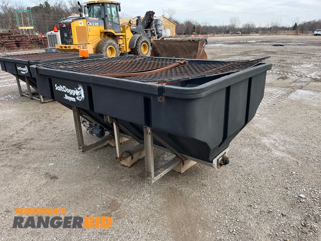 Lot 30-554 - Buyers Salt Dogg Salt / Sand Spreader 8' SHPE 4000 Comes with wiring and controls. Seller will load.
