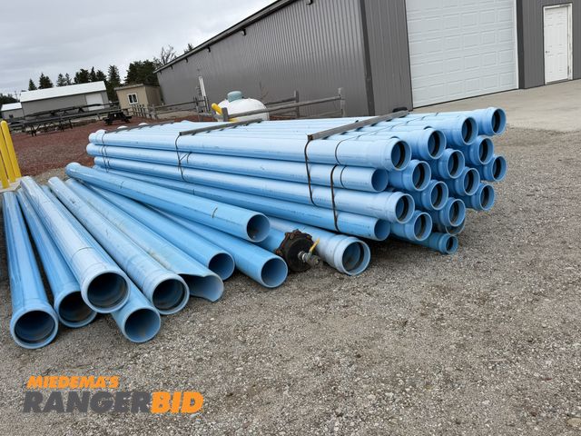 Lot 30-5888 - Lot of approx. (14) 20' Northern Pipe Products 8" pipe (DR-18) for underground water mains (info sta...