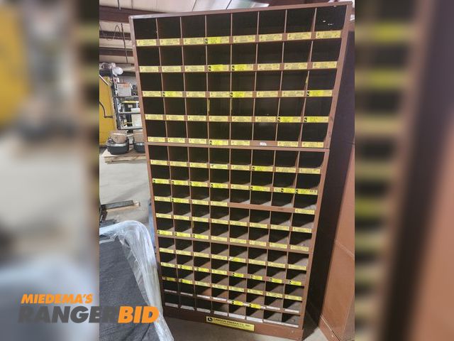 Lot 30-1627 - Metal Bolt Bin - approx. 68.25" H x 35.25" W x 12" D