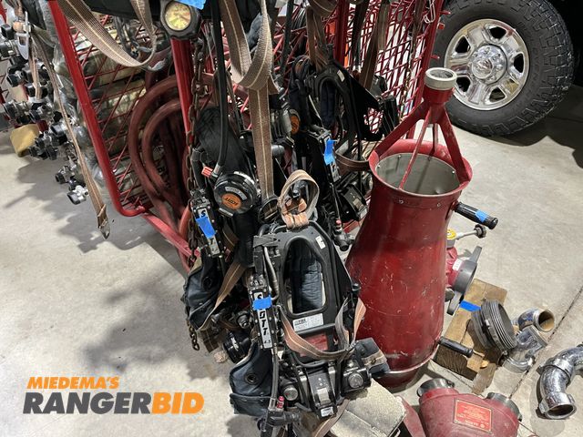 Lot 30-5045 - Lot of (8) Scott Air Pak Harnesses