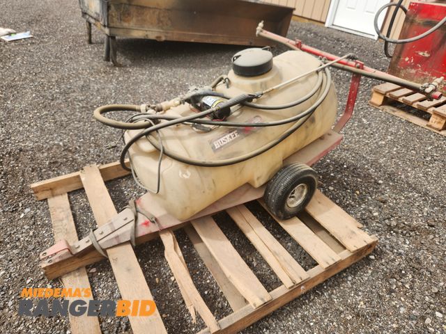 Lot 30-1603 - Huskee 25 Gallon Towable Sprayer