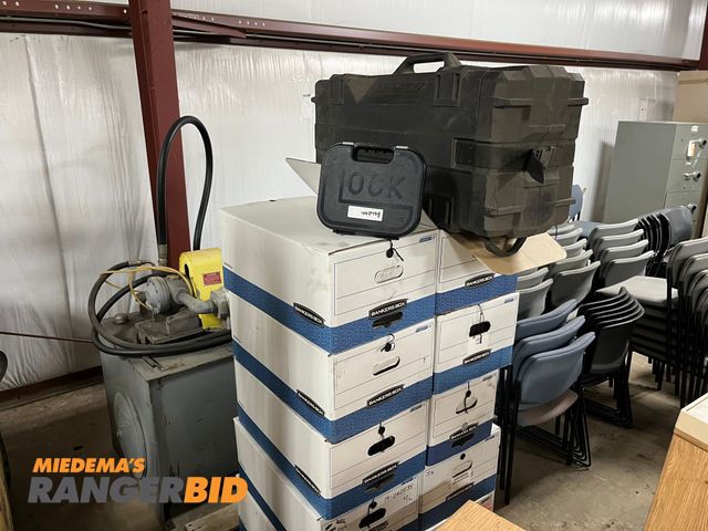 Lot 30-536 - (10) boxes filled with Glock Cases as well as Exposure hard case