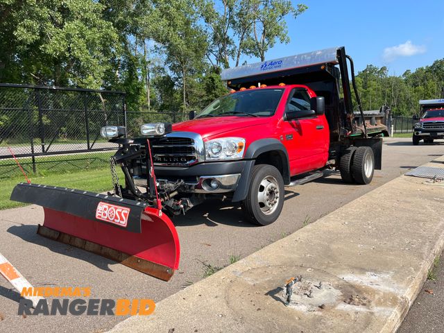Lot 30-3462 - 2008 Ford Sterling Bullet Regular Cab Dump Bed Plow Truck RWD