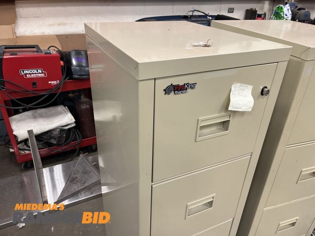 Lot 30-4925 - 1 Fire King Turtle Fire Proof Filling Cabinet with Key