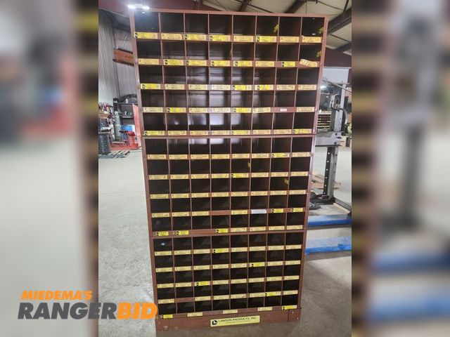 Lot 30-1626 - Metal Bolt Bin - approx. 68.25" H x 35.25" W x 12" D