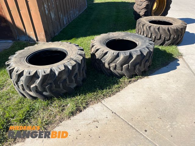 Lot 30-3799 - (3) Backhoe Tires 19.5L -24IND R-4
