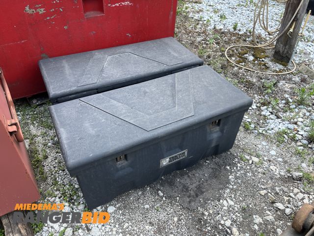 Lot 30-709 - (2) TSC Plastic Truck Tool Boxes