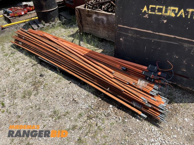 Lot 30-1036 - Approximately 200ft of bridge crane power rails