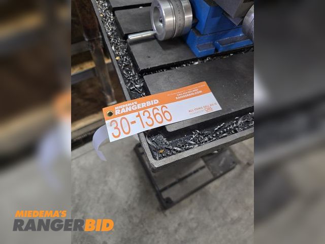 Lot 30-1366 - Central Machinery Drill Press.  Like new condition with X-Y table.
Fork truck on site to load