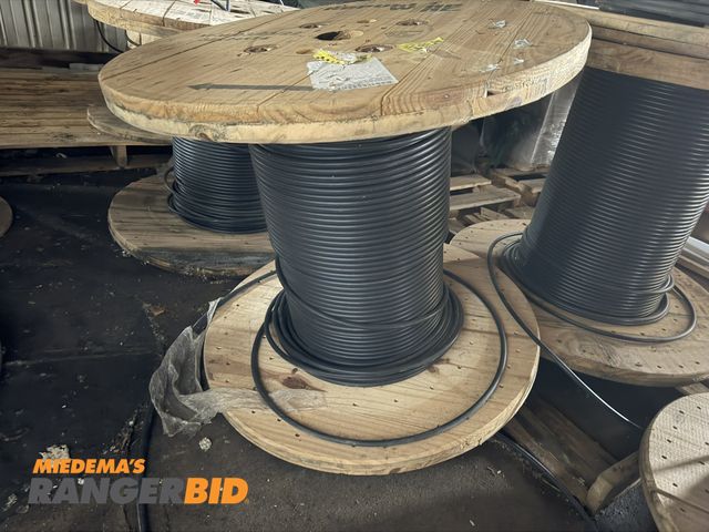 Lot 30-5724 - (1) partial spool of 19 strand 1 gauge copper cable.