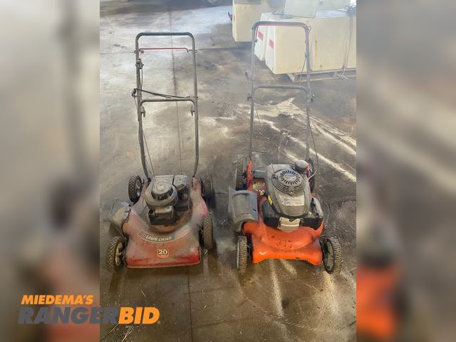 Lot 30-1012 - Husqvarna 7021P Push Mower 2 Push Mowers. Husqvarna 7021P and a Lawn Cheif.  Both are used, unknown working condition
