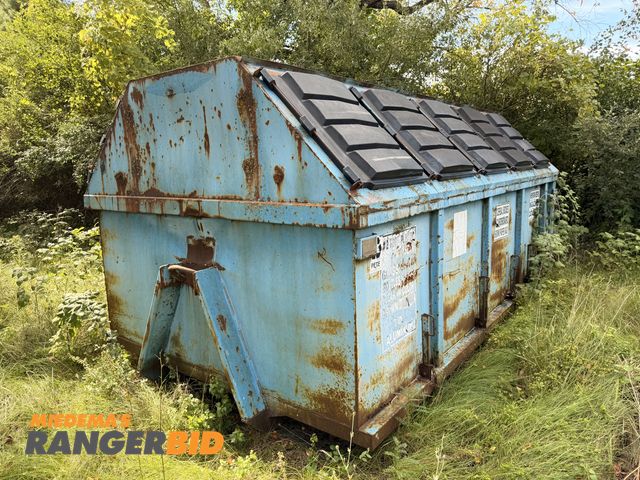 Lot 30-3616 - Leland Recycling roll off dumpster 80" tall x 94" x 16' Metal