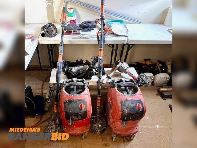 Lot 30-502 - Lot of seven (7) Wen 6369 Electric Powered Drywall Sanders, vacuums, mud mixer, rotary saw, drywall hoist