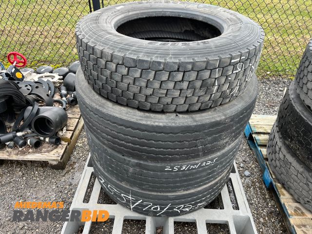 Lot 30-2590 - 3 Truck Tires